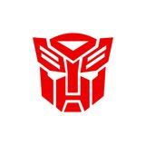 Quart Aksesuar 20 x 21 cm Transformers Sticker Oto Sticker Araba Cam Sticker Kırmızı