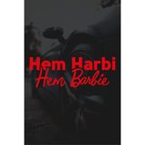 Quart Aksesuar 20 x 7 cm Hem Harbi Hem Barbie Oto Sticker Araba Cam Sticker - Kırmızı