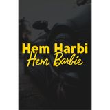 Quart Aksesuar 20 x 7 cm Hem Harbi Hem Barbie Oto Sticker Araba Cam Sticker - Sarı