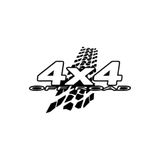 Quart Aksesuar 4x4 Off Road Sticker Lastik Izi Oto Araba Sticker Siyah 20 X 13 cm, 795258224918
