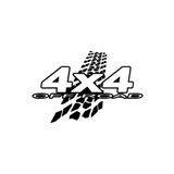 Quart Aksesuar 4x4 Off Road Sticker Lastik Izi Oto Araba Sticker Siyah 30 X 19 Cm 795258224932