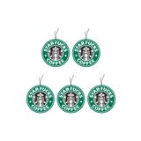 Quart Aksesuar 5lü Starfucks Coffe Tasarımlı Dekoratif Araba Oto Kokusu Ve