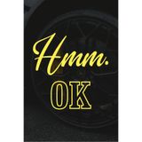 Quart Aksesuar Arma Sticker Hmm. OK Oto Araba Motor Cam Scooter Bisiklet Sticker 20x20 cm Sarı, qa789569060