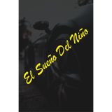 Quart Aksesuar El Sueno Del Nino Sticker Bir Çocuğun Rüyası Motor Araba Cam Sticker Sarı 15x2 cm, qae032158462