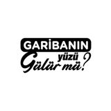 Quart Aksesuar Garibanın Yüzü Gülür Mü Oto Sticker Araba Cam Sticker Siyah 30 X 14 Cm 795258222792