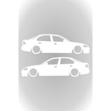 Quart Aksesuar Honda Civic Basık Oto Sticker Beyaz 20 X 6 cm 2 Adet, 795258223102
