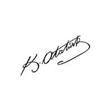 Quart Aksesuar Kemal Atatürk İmza Sticker Siyah 30 cm, 795258224260