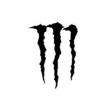 Quart Aksesuar Monster Pençe Oto Sticker Siyah 20 cm, qam21ss