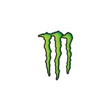Quart Aksesuar Monster Sticker Motor Araba Kask Laptop Sticker 11x8 cm Renkli, qa4209548175