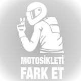 Quart Aksesuar Motosikleti Fark Et Oto Araba Cam Motosiklet Sticker - 20 x 12 cm - Beyaz