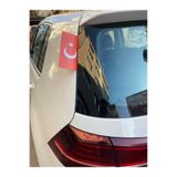 Quart Aksesuar Türk Bayrağı Oto Bayrağı Araba Araç Etiket Sticker Renkli, qa4209548420