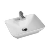 Quarter Bath Smooth Line 70SM23052 40x52 cm Beyaz Tezgah Üstü Çanak Lavabo
