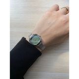Quartz Kadın Kol Saati Hasır Model - Yeşil