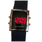 QUARTZ Led Kol Saati Lacivert Kordon ledsaat-1