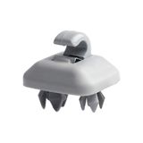 Quartz Realm 1pcs Araba Güneşi Vizör Tutucu Kanca 8U0857562A Araç Klipsleri Vidalar Için Sidam A3 A6 C5 A4L A6 Q5 Q3 A5 Braket Gri (Yurt Dışından) - Siyah