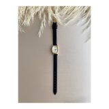 QUARTZ Retro Minimal Vintage Siyah Renk Kordon Kadın Kol Saati