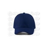 Quatex Basic Düz Pamuklu Şapka - Lacivert Renk %100 Pamuk Gabardin Unisex Model Şapka
