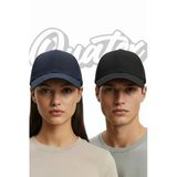 Quatex Basic Şapka 2'Li Paket – Siyah - Lacivert %100 Pamuk Gabardin Unisex Model