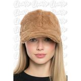Quatex Peluş Kışlık Şapka - Kahverengi %100 Peluş Kumaş Unisex Model