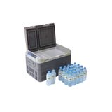 QUATRO X-25 Araç Buzdolabı - 25 Litre - Çift Kapaklı Buzdolabı 12V/24V/220V (Kamyon, Tır, Karavan, Araba, Ev)