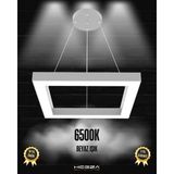Quattro (Gri Kasa, Beyaz Işık) Ledli Modern Sarkıt Linear LED Avize Salon Mutfak Oturma Odası Yatak Odası Antre Hol LED
