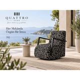 Quattro Home Arven 792 Desenli Modern Döner Berjer