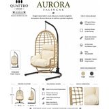 Quattro Home Aurora Rattan Bahçe Salıncağı Bej