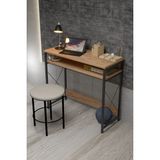 Quattro Home Çam Kahverengi Çalışma Masası ve Bilgisayar Masası - 90x37 cm