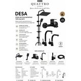 Quattro Home Desa Tepe Duş Seti,mutfak ve Banyo Bataryası Set