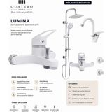 Quattro Home Lumina2 Tepe Duş Seti ve Levabo Bataryası