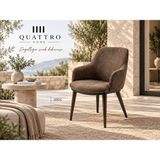 Quattro Home Lunessa 3001 Döşemeli Kollu Sandalye