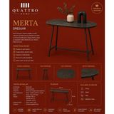Quattro Home Merta Dresuar Metal Ayaklı