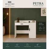 Quattro Home Petra Çalışma Masası - 120x57x90 cm - Beyaz