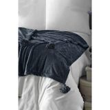 Quattro Home Puffy Wellsoft Battaniye - Antrasit