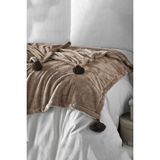 Quattro Home Puffy Wellsoft Battaniye - Deve Tüyü