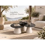 Quattro Home Solenza 1096 3’lü Yuvarlak Orta Sehpa