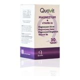 Quavit Magnezyum Vitamin B6 30 Tablet Vitamin ve Mineral İçerikli Türkiye Menşeli Besin Takviyesi