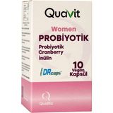 Quavit Women 10 Adet Probiyotik Kapsül Kadınlar İçin Cranberry ve İnülin İçerir
