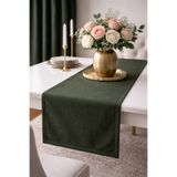QUBA DECO Dekoratif Ada Runner, Minimal Tasarım, Modern Sofra Örtüsü Yemek Masası Konsol Sehpa Mutfak