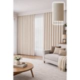 QUBA DECO KADİFE Dokulu Ada Fon Perde Salon Yatak Odası (1x2 pile)