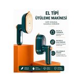 qubitech Mini El Tipi Buharlı Ütü – Taşınabilir Seyahat Ütüsü – Kompakt Tasarım