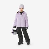 Quechua Çocuk Kayak Montu - 6/14 Yaş - Lila - 500
