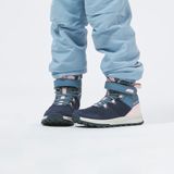 Quechua Çocuk Su Geçirmez Outdoor Kar Botu - Lacivert / Pembe - 24 / 34 - SH500 - Pembe - Lacivert