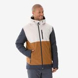 Quechua Erkek Outdoor Su Geçirmez Kar Montu/Kışlık Mont - Bej/Kahverengi - NH500 -10 °C