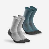Quechua Hike 100 Mavi Uzun Konçlu 2 Çift Yetişkin Outdoor Çorap