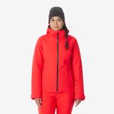 Quechua Kadın Kayak/Snowboard Montu - Kırmızı - 500