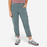 Quechua Kadın Outdoor Keten Pantolon - Haki - NH500 - 38 (L31) - Koyu Yeşil