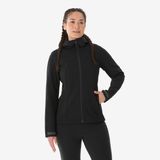 Quechua Kadın Outdoor Rüzgar Kesen Softshell Mont - Siyah - MT500
