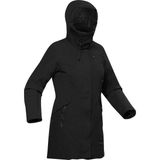 Quechua Kadın Su Geçirmez Outdoor Kar Montu/Kışlık Mont - Siyah - SH500 -10 °C - 2XL
