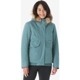 Quechua Kadın Su Geçirmez Outdoor Kar Montu/kışlık Mont - Yeşil - NH500 -8 °c
